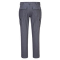 Charcoal Grey - Back - Portwest Mens Combat Stretch Slim Combat Trousers