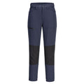 Dark Navy - Front - Portwest Womens-Ladies WX2 Stretch Work Trousers