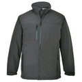 Grey - Front - Portwest Mens Soft Shell Jacket