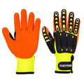 Yellow-Orange - Front - Portwest Unisex Adult A721 Impact Resistant Grip Glove