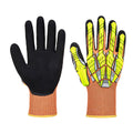 Orange - Front - Portwest Unisex Adult A727 DX VHR Impact Resistant Safety Gloves