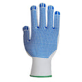 White-Blue - Back - Portwest Unisex Adult Plus Polka Dot Grip Gloves