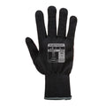 Black - Back - Portwest Unisex Adult A110 Polka Dot Grip Gloves