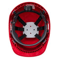 Red - Back - Portwest Unisex Adult Endurance Safety Helmet