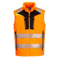 Orange-Black - Front - Portwest Mens DX4 Softshell Body Warmer