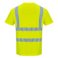 Yellow - Back - Portwest Mens Hi-Vis T-Shirt