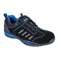 Blue - Front - Portwest Mens Steelite Lusum Suede Safety Trainers