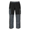Zoom Grey-Black - Front - Portwest Mens Granite Work Trousers