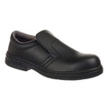 Black - Front - Portwest Mens Steelite Slip-on Safety Shoes