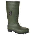Green - Front - Portwest Mens Total Safety Wellington Boots