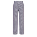 Blue - Front - Portwest Unisex Adult Bromley Checked Chef Trousers