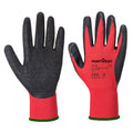 Red-Black - Front - Portwest Unisex Adult A174 Latex Grip Gloves