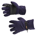 Navy - Front - Portwest Mens Insulatex Fleece Winter Gloves