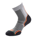 Silver-Black - Front - 1000 Mile Unisex Adult Trail Socks (Pack of 2)