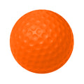 Orange - Back - Masters Lite Flite Foam Practice Golf Balls (Pack of 6)