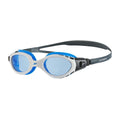 White-Blue - Front - Speedo Unisex Adult Futura Biofuse Flexiseal Swimming Goggles