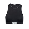 Black - Front - Puma Womens-Ladies Racerback Bikini Top