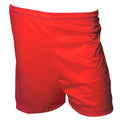Red - Front - Precision Childrens-Kids Micro-Stripe Football Shorts