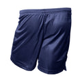 Navy - Back - Precision Unisex Adult Micro-Stripe Football Shorts