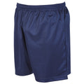 Navy - Side - Precision Unisex Adult Micro-Stripe Football Shorts