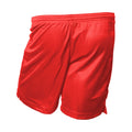 Red - Back - Precision Unisex Adult Micro-Stripe Football Shorts