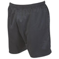 Black - Back - Precision Unisex Adult Micro-Stripe Football Shorts