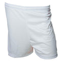 White - Front - Precision Unisex Adult Micro-Stripe Football Shorts