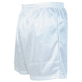 White - Back - Precision Unisex Adult Micro-Stripe Football Shorts