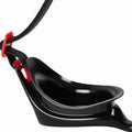 Red-Smoke - Side - Speedo Unisex Adult Futura Classic Swimming Goggles