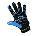 Black-Blue - Front - Murphys Childrens-Kids Crackle Effect Gaelic Gloves