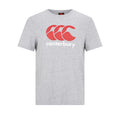 Grey-Red-White - Front - Canterbury Mens Logo T-Shirt