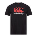 Black-White-Red - Front - Canterbury Mens Logo T-Shirt