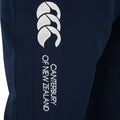 Navy - Side - Canterbury Childrens-Kids Cuffed Ankle Tracksuit Bottoms