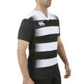 Black-White - Back - Canterbury Childrens-Kids Challenge Hooped Jersey