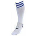 White-Royal Blue - Front - Precision Childrens-Kids Pro Football Socks