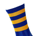 Royal Blue-Amber Glow - Back - Precision Unisex Adult Pro Hooped Football Socks