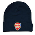 Navy - Front - Arsenal FC Unisex Adult Core Cuffed Beanie