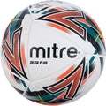 White-Black-Orange - Front - Mitre Delta Plus Match Football