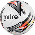 White-Black-Orange - Side - Mitre Delta One Match Football