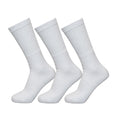White - Front - Exceptio Unisex Adult Sports Crew Socks (Pack of 3)