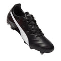 Black-White - Front - Puma Mens King Pro 21 Leather Football Boots