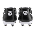 Black-White - Side - Puma Mens King Dual Straps Football Boots