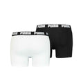 Black-White - Back - Puma Mens Basic Boxer Shorts (Pack of 2)