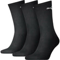 Black - Back - Puma Unisex Adult Crew Sports Socks (Pack of 3)