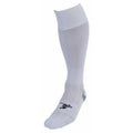 White - Front - Precision Unisex Adult Pro Plain Football Socks