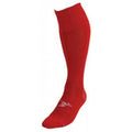 Red - Front - Precision Unisex Adult Pro Plain Football Socks