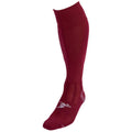 Maroon - Front - Precision Unisex Adult Pro Plain Football Socks