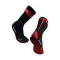 Black-Red - Front - Zone3 Neoprene Swim Socks