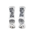 White-Black - Back - Precision Unisex Adult Origin.0 Gripped Anti-Slip Sports Socks