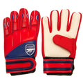 Red-White - Front - Arsenal FC Childrens-Kids Delta Goalkeeper Gloves